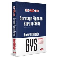 Data Yayınları - Sermaye Piyasa Kurulu GYS Hazırlık Kitabı