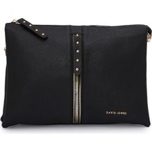 David Jones DJ245-2 Kapaklı Fermuar Detaylı Çapraz Askılı Kadın Omuz Çanta