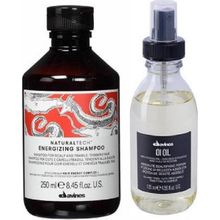 Davines Energizing 250 ml Şampuan + Tüm Saç Tipleri için 135 ml Saç Bakım Yağı