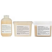 Davines Nounou 250 ml Şampuan + 250 ml Saç Kremi + 250 ml Maske
