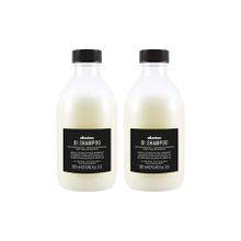 Davines Oi/Oil Tüm Saç Tipleri Için Sülfatsız 2x280 ml Bakım Şampuanı