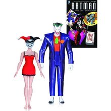 Dc Collectibles Batman Animated Series The Joker & Harley Quinn Mad Love Book & (2'li Paket) Aksiyon Figürü