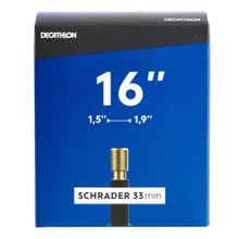 Decathlon 16 inç 1,50 1,90 Kesit Schrader Valf Uyumlu İç Lastik