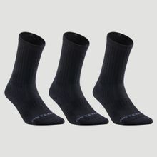 Decathlon Artengo RS 500 Siyah Uzun Konçlu 3'lü Spor Çorabı