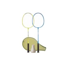 Decathlon Fun BR130 AD Sarı Mavi Yetişkin Badminton Raket Seti
