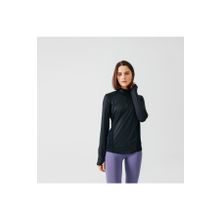 Decathlon Kalenji Dry+ Uzun Kollu Siyah Kadın Koşu T-shirt