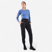 Decathlon Kiprun Run 500 Warm Siyah Koşu Kadın Eşofman Altı