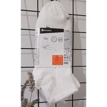 Decathlon Kiprun RUN100 3'lü Paket Beyaz Unisex Koşu Çorap
