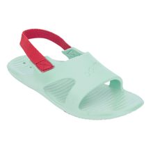 Decathlon Nabaiji 100 Yeşil Pembe Slap Çocuk Sandalet
