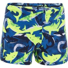 Decathlon Nabaiji Fitib Mavi Neon Sarı Çocuk Boxer Mayo