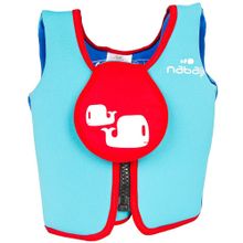 Decathlon Nabaiji Mavi Kırmızı 15-18 kg Köpük Yüzme Yeleği