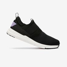 Decathlon Newfeel Kadın Siyah Lila Pw 160 Slip-On Yürüyüş Ayakkabısı