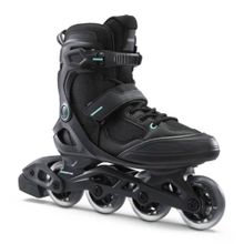 Decathlon Oxelo FIT100 Siyah Mavi Erkek Fitness Pateni