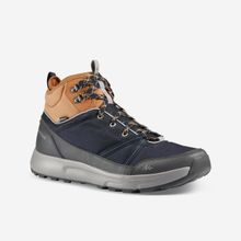 Decathlon Quechua NH100 MID WP Lacivert Kahverengi Su Geçirmez Erkek Outdoor Bot