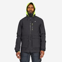 Decathlon Sailing 500 Siyah Neon Sarı Yelkenli Erkek Yağmurluğu