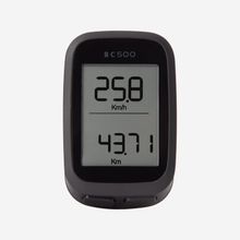 Decathlon Van Rysel 500 Siyah Kablosuz Bisiklet Sayacı