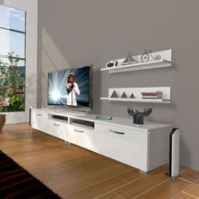 Decoraktiv Eko 220R SLM Parlak Beyaz TV Ünitesi