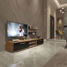Decoraktiv EKO 4 Mdf Dvd Pera Siyah Tv Ünitesi