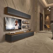 Decoraktiv EKO 5 Mdf Std Pera Antrasit Tv Ünitesi