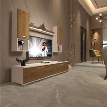 Decoraktiv EKO 5DA Mdf Std Beyaz Pera Tv Ünitesi