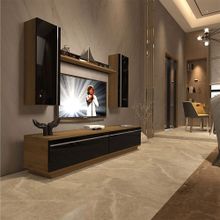 Decoraktiv EKO 5DB Mdf Std Pera Siyah Tv Ünitesi