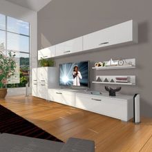 Decoraktiv Eko 8 SLM STD Parlak Beyaz Tv Ünitesi