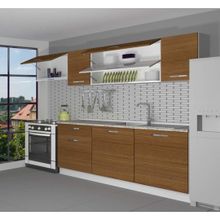 Decoraktiv Ekol 240 Naturel Ceviz Hazır Mutfak Dolabı