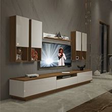 Decoraktiv Trendstyle 8das Ceviz Beyaz Slm Tv Ünitesi Tv Sehpası