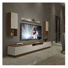 Decoraktiv Trendstyle Ceviz Beyaz 270das Mdf Tv Ünitesi Tv Sehpası