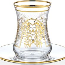 Decorium M00719 Florance Altın 12 Parça Çay Takımı