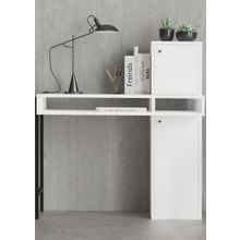 Decormet DEC0139 Lora 100x106 cm Beyaz Çalşma Masası