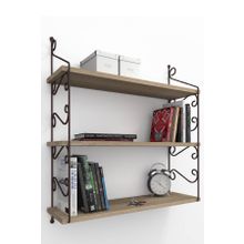 Decormet Seramoni 3 Raflı Sakramento Adena Raf Seti