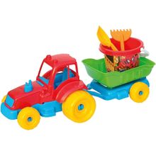 Dede 3514 Spiderman Traktör Plaj Seti