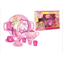 Dede Oyuncak Barbie Tepsili Çay Seti