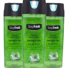 Deep Fresh Fresh Mentol 3x500 ml Duş Jeli