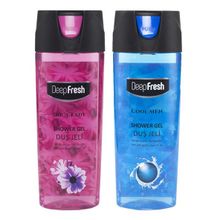 Deep Fresh Juicy Lady & Cool Men 2x500 ml Duş Jeli
