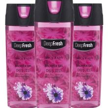 Deep Fresh Juicy Lady Pratik Kapaklı 3x500 ml Duş Jeli