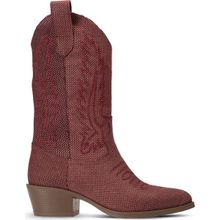 Deery E8002ZBRDC01 Bordo Deri Kadın Çizme