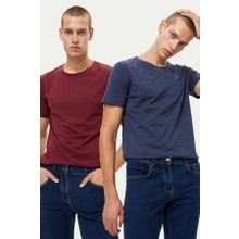 DeFacto Bisiklet Yaka Slim Fit Basic Tişört M4819AZ21SP