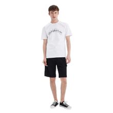 DeFacto C5593AX24HS Siyah-BK81 Erkek Regular Fit Düz Paça Kargo Bermuda Şort