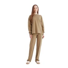DeFacto D4805AX24AU KH459 Haki Wide Leg Kadın Eşofman Altı