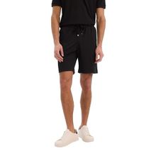 DeFacto E0980AX25SM Siyah-BK81 Erkek Regular Fit Her Yöne Esneyen Krinkıl Bermuda Şort