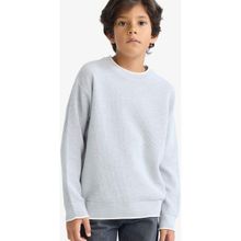 DeFacto F2065A825AU GR210 Gri Erkek Çocuk Triko Kazak 5 - 6 Yaş