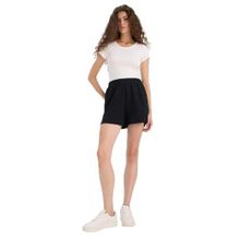 DeFacto F6776AX25HS Siyah-BK81 Kadın Regular Fit Beli Lastikli Cepli Şort