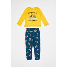 Defacto J5642A2.18SM.BE480 Baskılı Erkek Bebek Pijama Takımı
