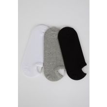 DeFacto K4595AZNS Erkek Pamuklu 3'lü Sneaker Çorabı