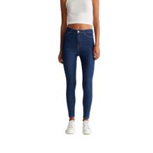DeFacto Kadın Super Skinny Fit Yüksek Bel Jean Pantolon, Mavi , 36 Pantolon