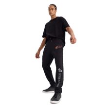DeFacto NBA Miami Heat Kalın Jogger Eşofman Altı Standart Fit Cepli Esnek Bantlı Paça, S, D6561AX25SP, Siyah-BK81, Erkek