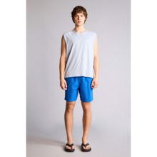 DeFacto Regular Fit File Astarlı Diz Üstü Deniz Şortu N0132AZ26HS - Mavi-BE399 - XL