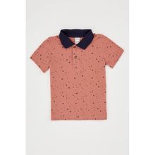 DeFacto S5186AZ20HS Erkek Polo Yaka Kısa Kollu Slim Fit Pike Tişört